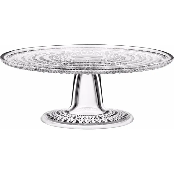 Iittala Kastehelmi kagefad p fod, klar 24 cm