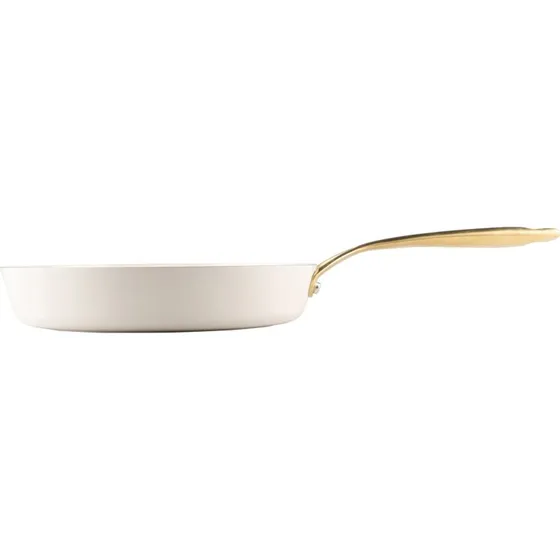 Heirol Royal Pearl Stegepande 24 cm - Hvid/Guld