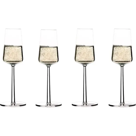 Iittala Essence champagneglas, 4 stk. (21 cl)