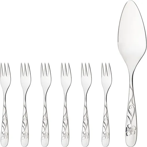 Hardanger Bestikk Sanna kagesæt 7 dele