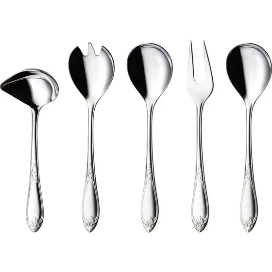 Hardanger Bestikk Nina serveringssæt 5 dele