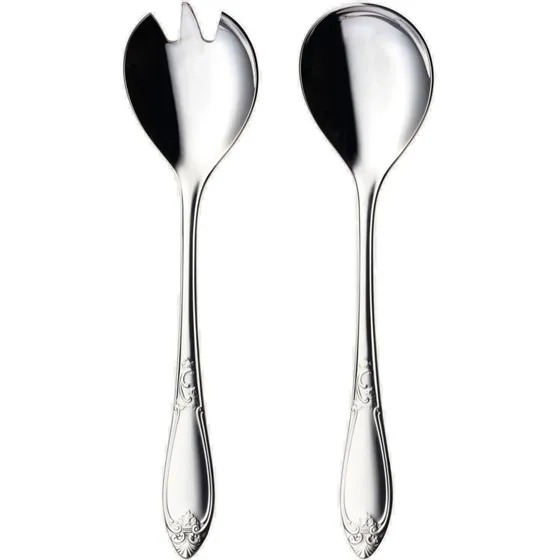 Hardanger Bestikk Nina salatst 2 dele (rustfrit stl)