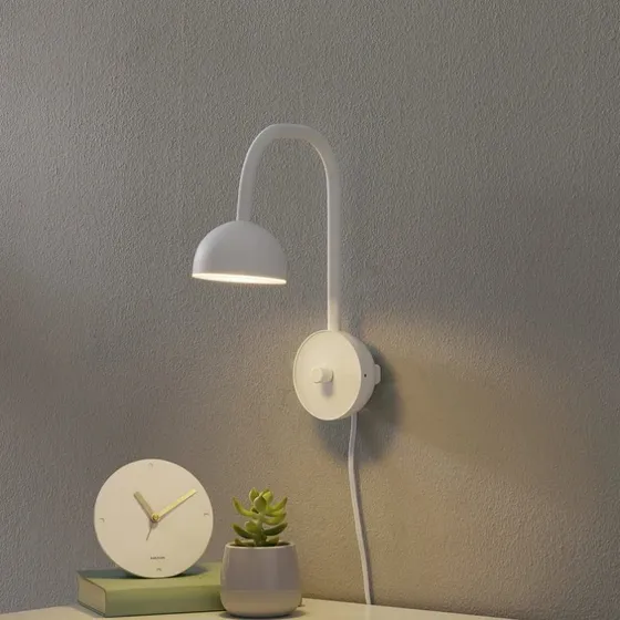 Northern Blush vglampe - Mat hvid