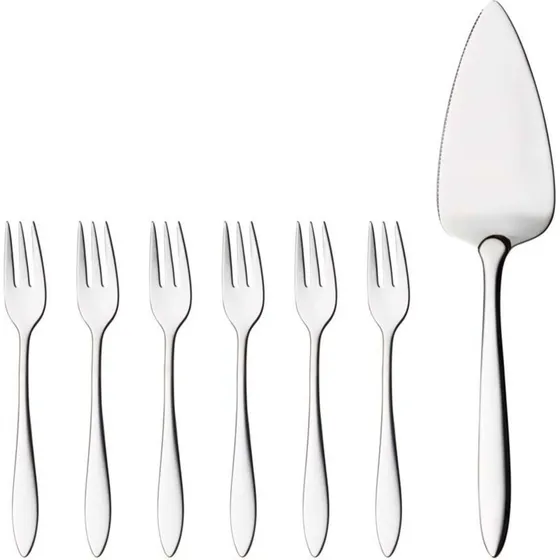 Hardanger Bestikk Fjord kage- og trtest