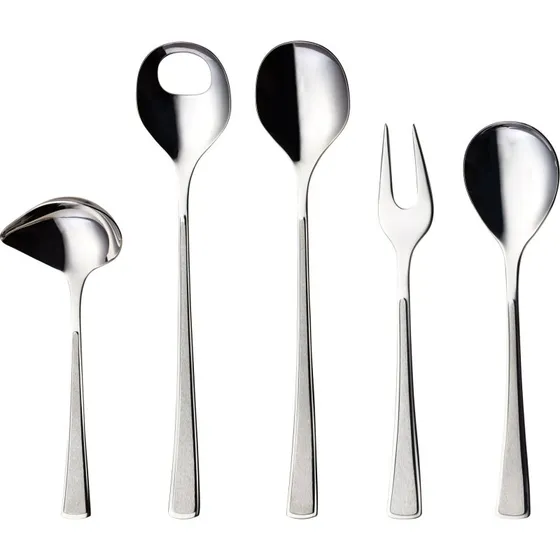 Hardanger Ramona serveringsst 5 dele i 18/10 stl