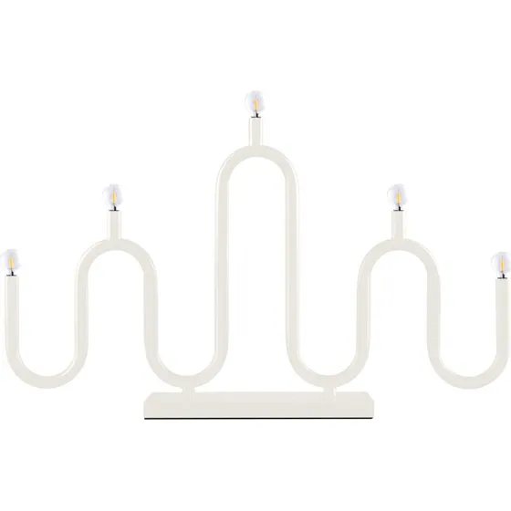 Globen Lighting Noel 5-adventsstage, hvid
