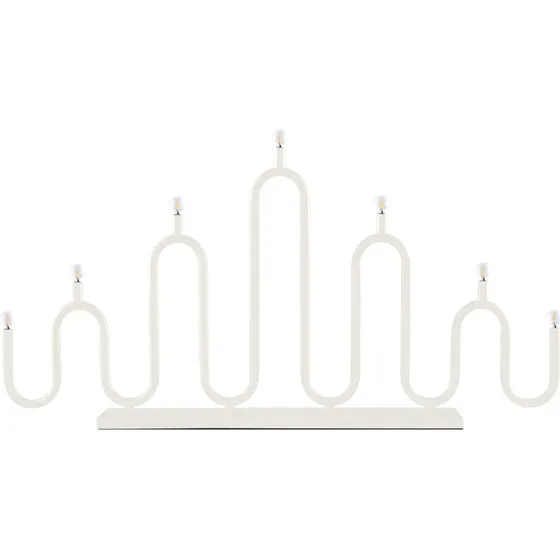 Globen Lighting Noel 7 adventsstage, hvid/beige