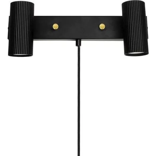 Globen Lighting Hubble 2 vglampe - sort