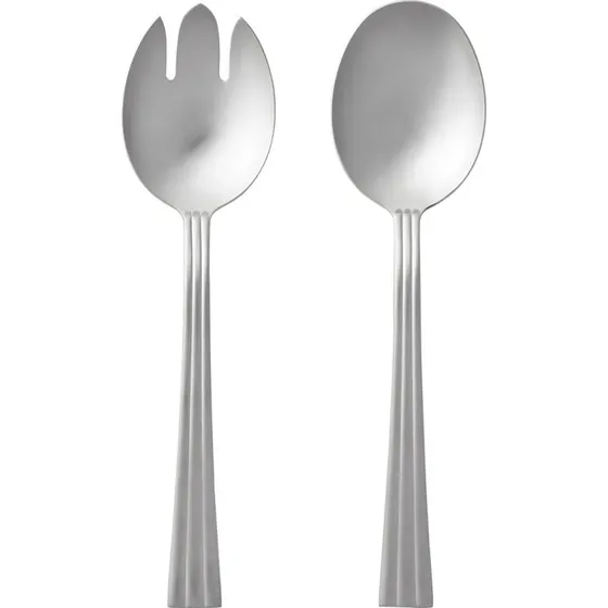 Gense Thebe salatserveringsbestik 21 cm  mat stl
