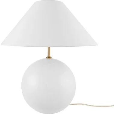 Globen Lighting Iris 35 Bordlampe  Hvid 39 cm