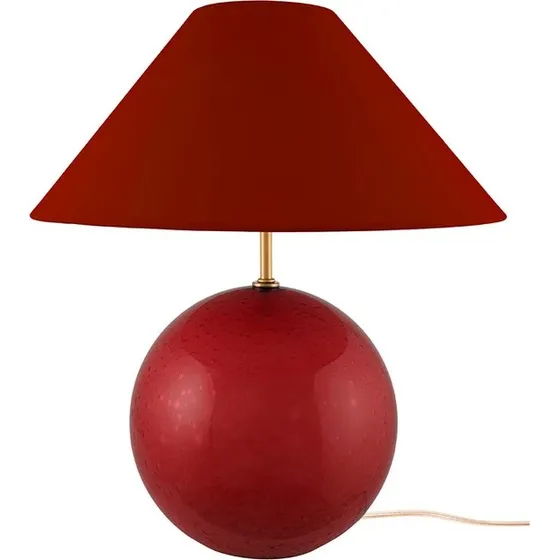 Globen Lighting Iris 35 bordlampe Burgundy 39 cm