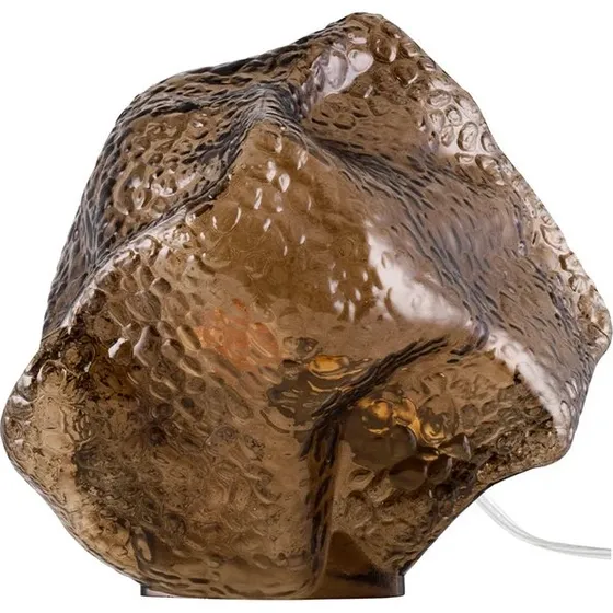 Globen Lighting Valerie 25 bordlampe, mundblst brun