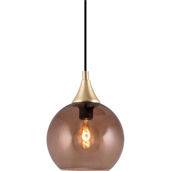 Globen Lighting Bowl Mini pendel, brun