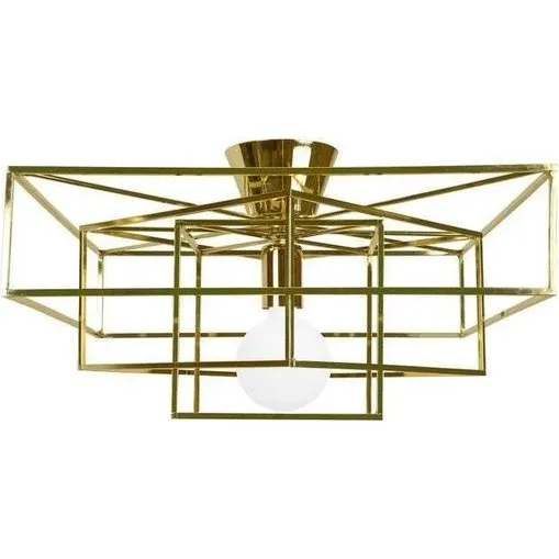 Globen Lighting Cube loftlampe - messing