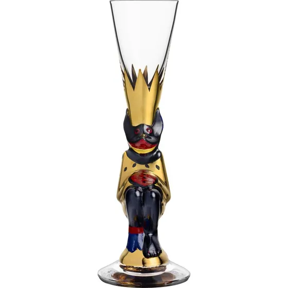 Orrefors Nobel snapseglas 4 cl  Guld (Gunnar Cyrn)