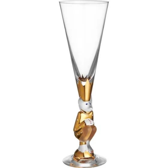 Orrefors The Sparkling Devil Champagneglas 19 cl  Guld