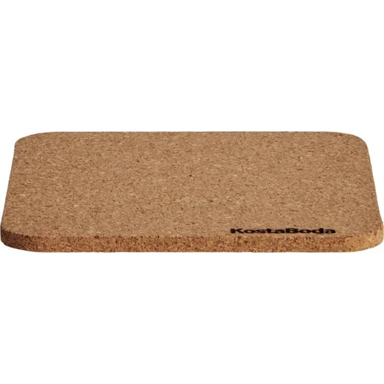 Kosta Boda Viva glasunderlag 4-pak  kork 9,6x9,6 cm