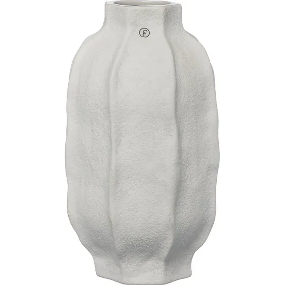 Ernst stentjsvase 22 cm  naturhvid