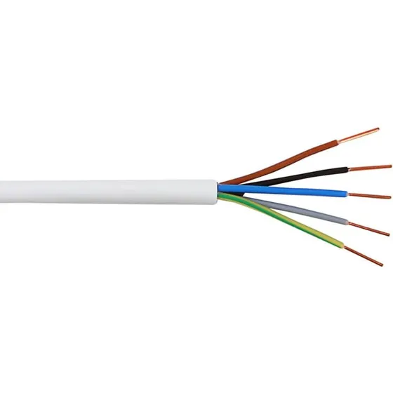 Nexans EXQ Easy 5x2,5 mm² installationskabel, grå 100 m