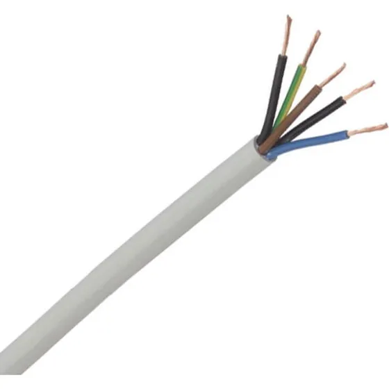 Nexans PKAJ plastledning 5x2,5 mm² hvid, 50 m