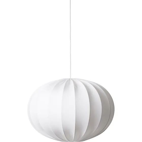 Watt & Veke Oval Kugle Loftslampe 65 cm - Hvid