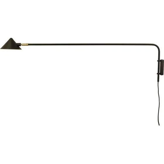 Watt & Veke Kelly Long væglampe - Sort/Guld