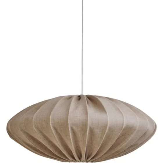 Watt & Veke Ellipse Loftlampe 80 cm  Linned Sand