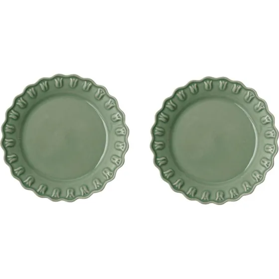 PotteryJo Tulipa asiet 20 cm, 2-pak – Verona grøn