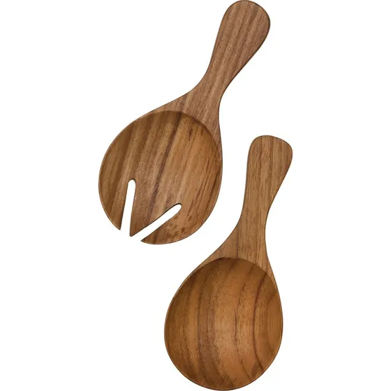 Tell Me More Teak salatbestik small, 2-pak