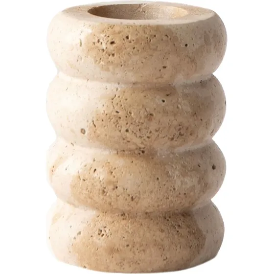 Tell Me More Travertine lysestage Large