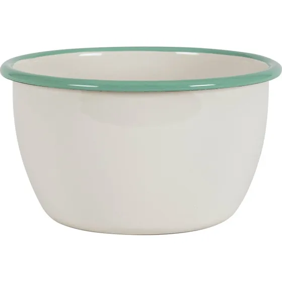 Kockums Jernverk Emaljeskl 16 cm  Creme