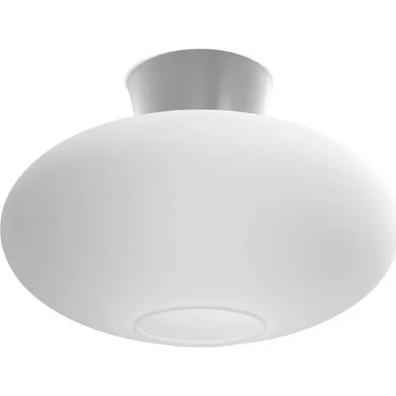 Belid Bullo XL plafond Ø38 cm – Aluminium/Opal