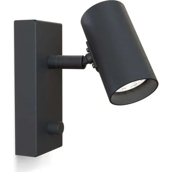 Belid Tyson vglampe 5,5 cm - Sort struktur