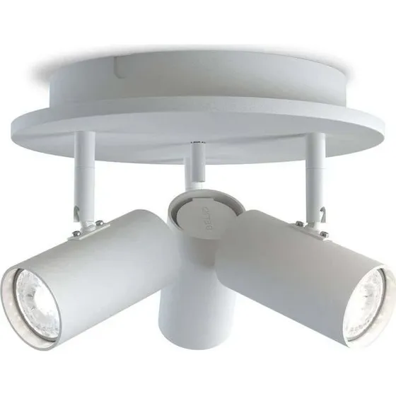 Belid Tyson 3-spot loftlampe, mat hvid 25 cm