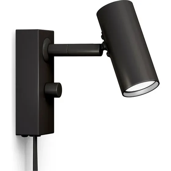 Belid Cato Væglampe Mat Sort - Justerbar læselampe