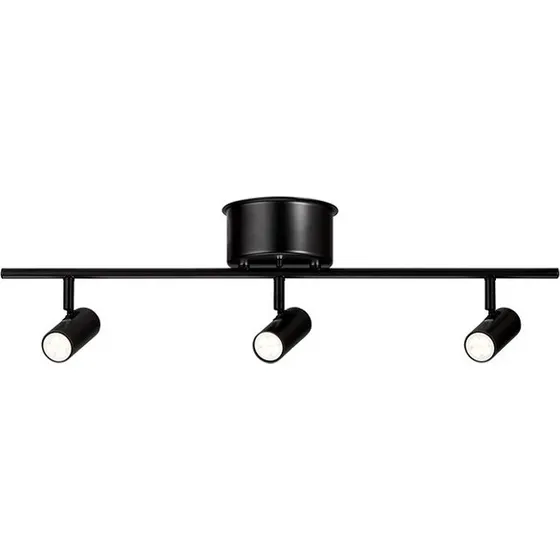 Belid Cato 3 Skinne Loftlampe Mat Sort