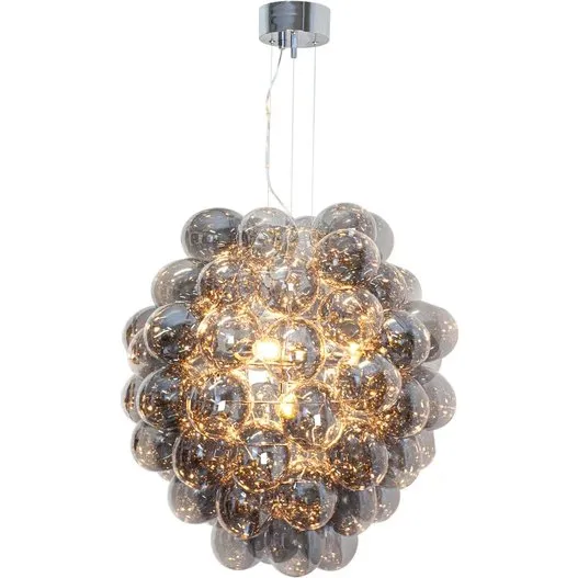 By Rydéns Deluxe Pendel 70,5 cm – Grå glaskugler