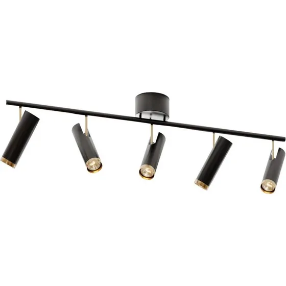 By Rydéns Puls Bar 5 loftlampe – sort/messing