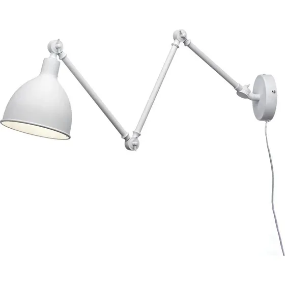 By Rydéns Bazar Væglampe Sand/Hvid - Justerbar