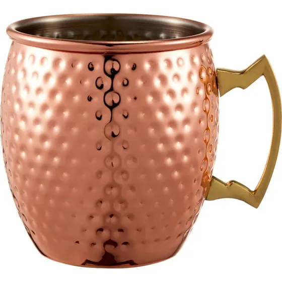 Dorre Oliver kobberbæger 45 cl (hamret)