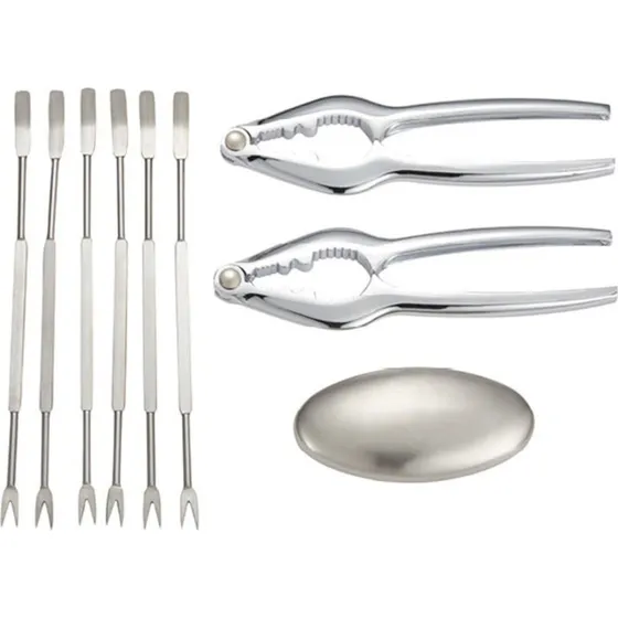 Dorre Skagen skaldyrsst 9 dele i rustfrit stl