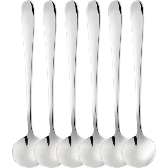 Dorre Sai dessertske 11,5 cm, 6 stk. - rustfrit stl