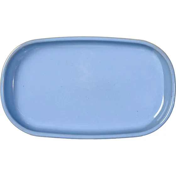 Byon Porto serveringsfad 30x18 cm - lysebl