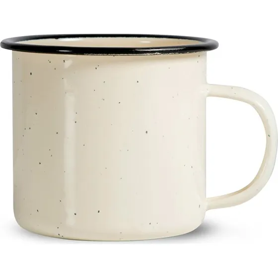 Sagaform Doris emaljekrus 35 cl  beige