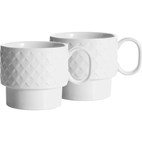 Sagaform Coffee & More tekrus 2-pak, hvid