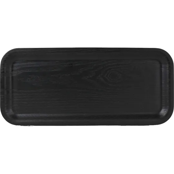 Sagaform Hanna rektangulr tallerken 3415 cm - sort