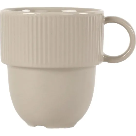 Sagaform Inka krus 27 cl – Beige stentøj