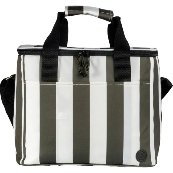 Sagaform City stribet kletaske 20 L  grn/hvid