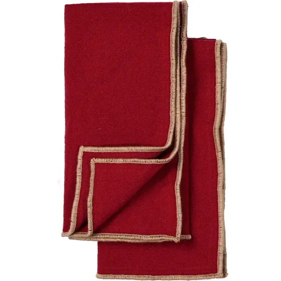 Sagaform Edith stofserviet 2-pak 45×45 cm – Vinrød