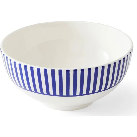 Spode Steccato skl 16 cm, bl-hvid